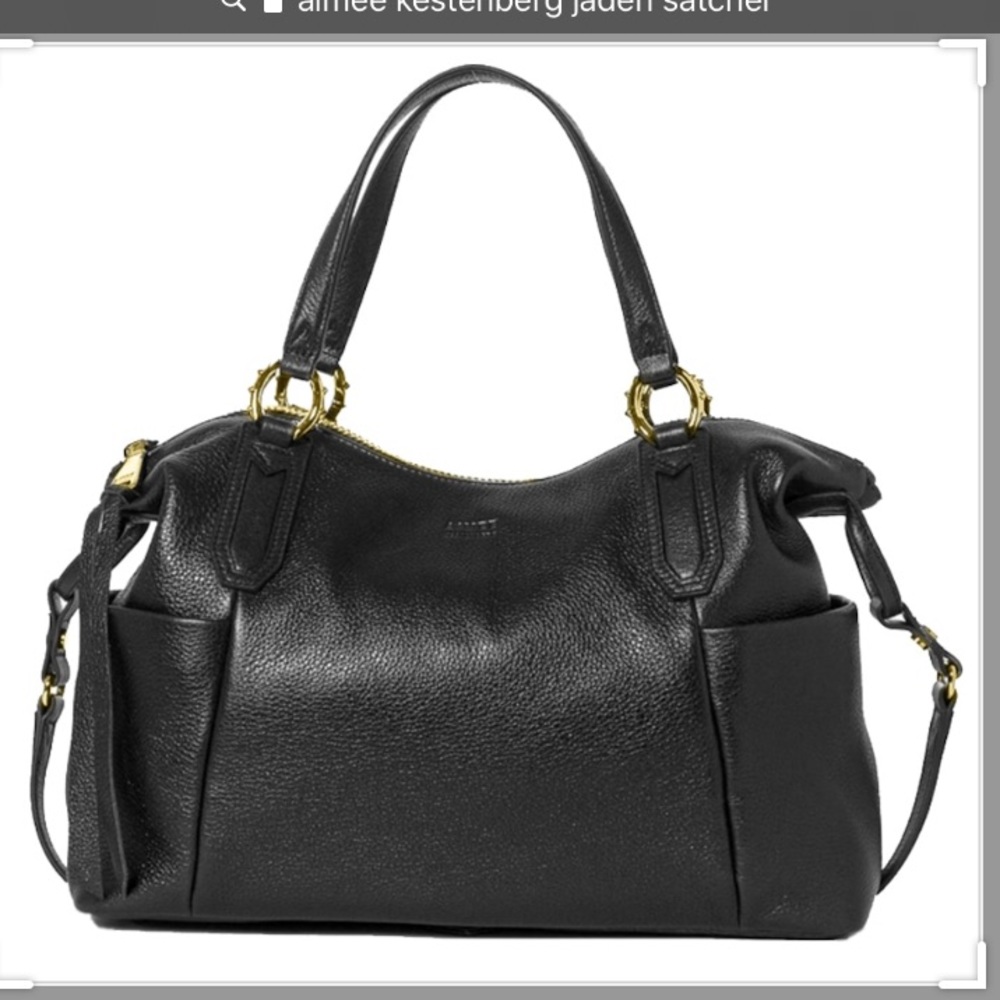 Aimee Kestenberg Leather Jaden Satchel in Black